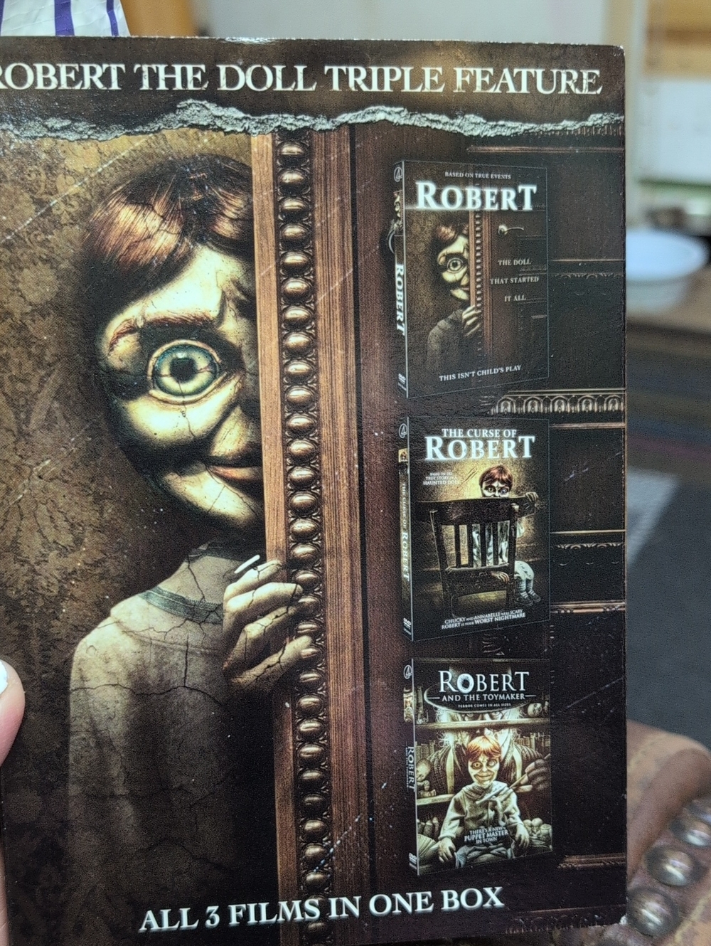 Robert The Doll Triple Feature Horror Box Set - Brown